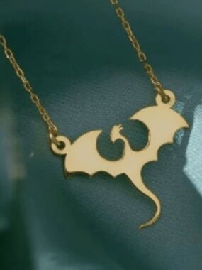 Gold Dragon Necklace
